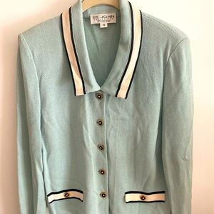 Vintage St John/Marie Gray Sweater Size 10